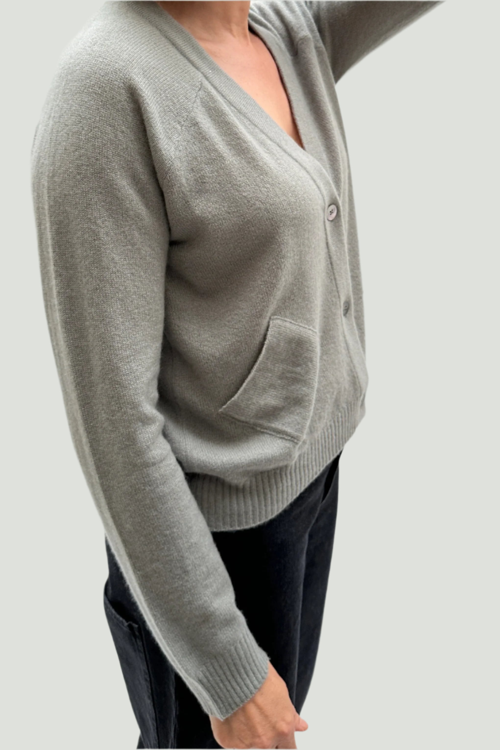 zoloft cardigan in sage green