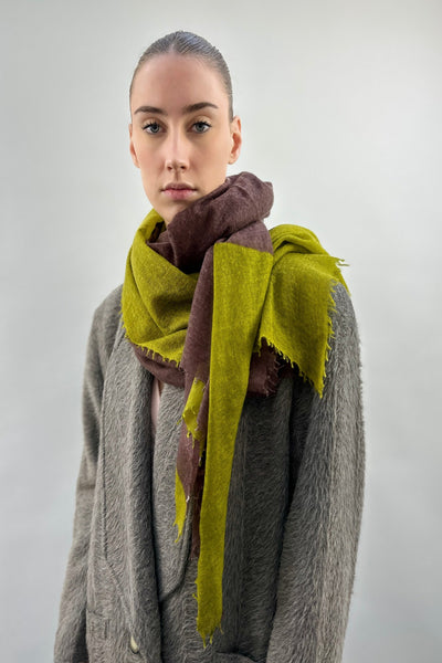 shapes scarf brown citronelle