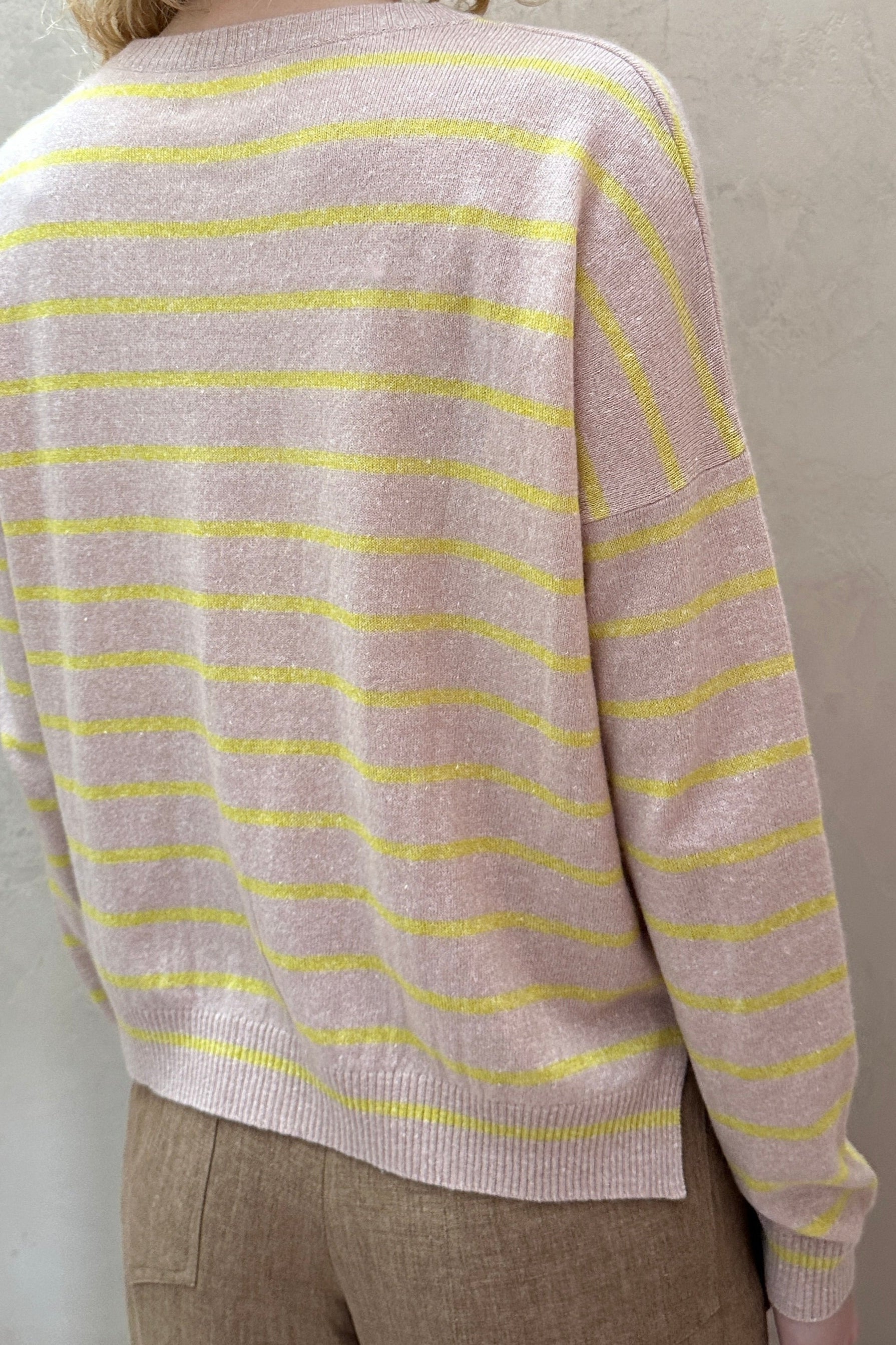 Zeek Linen Stripe Yellow