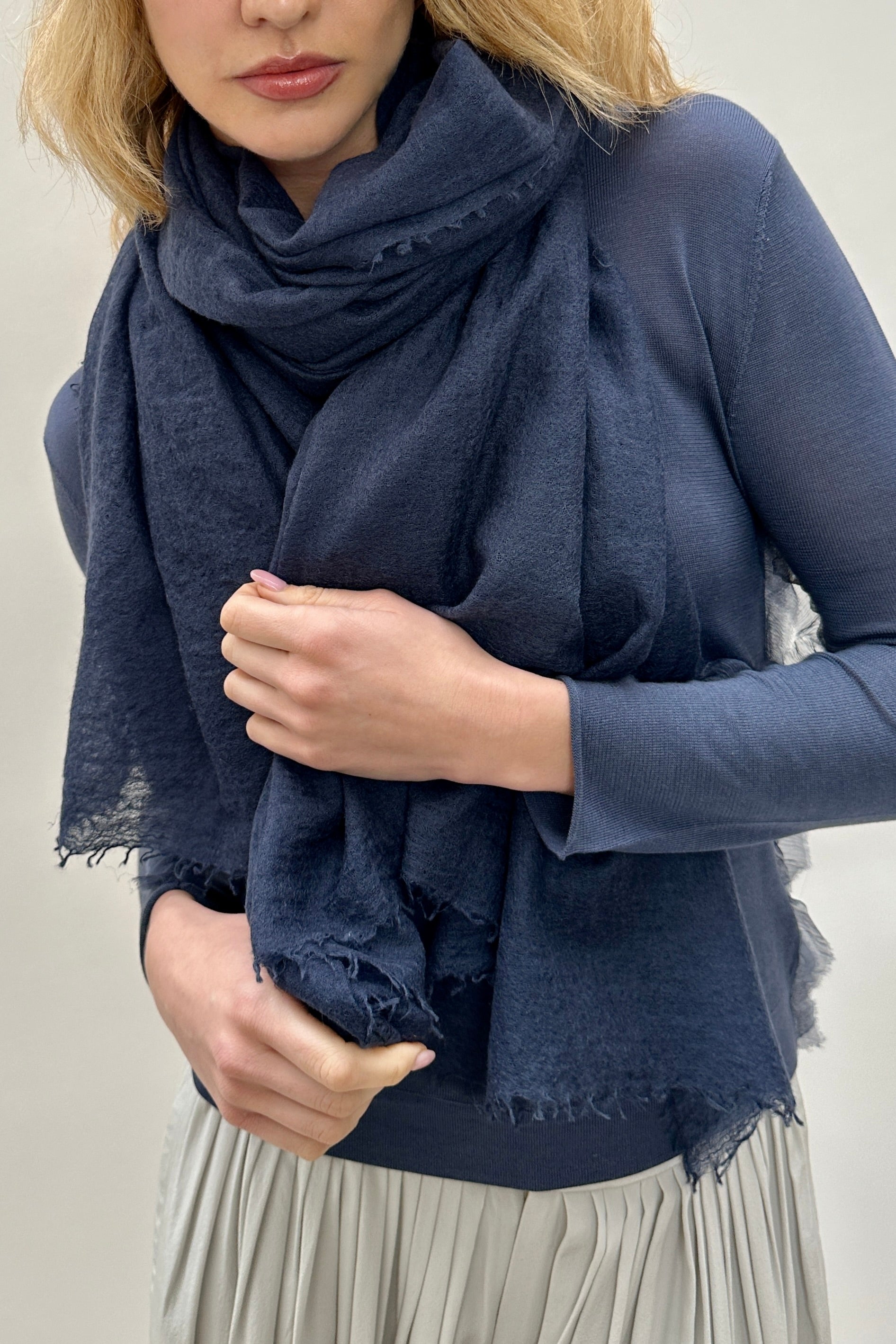 marmee bluesy scarf  close up
