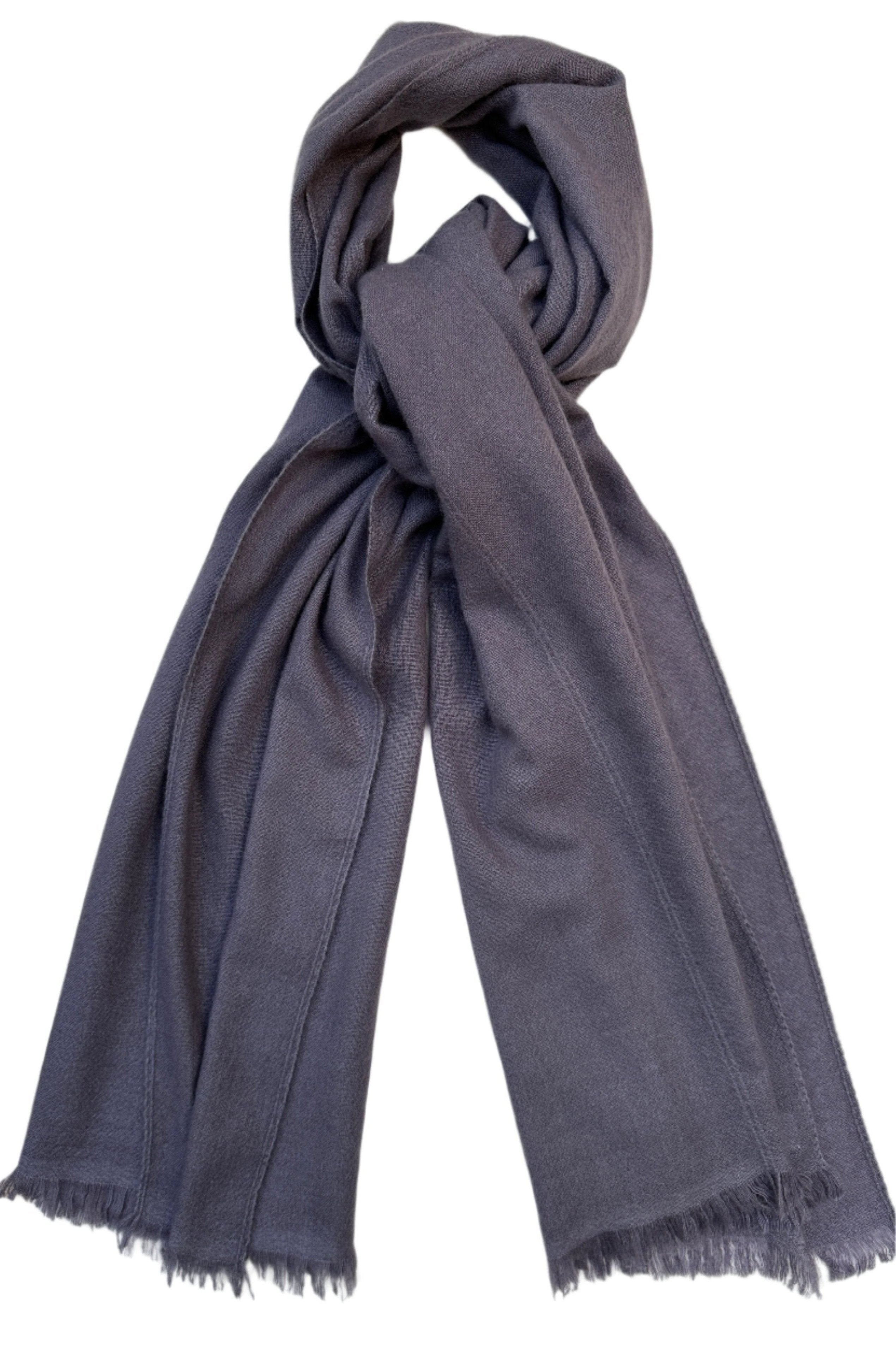 Gaire flat lay purple smoke scarf