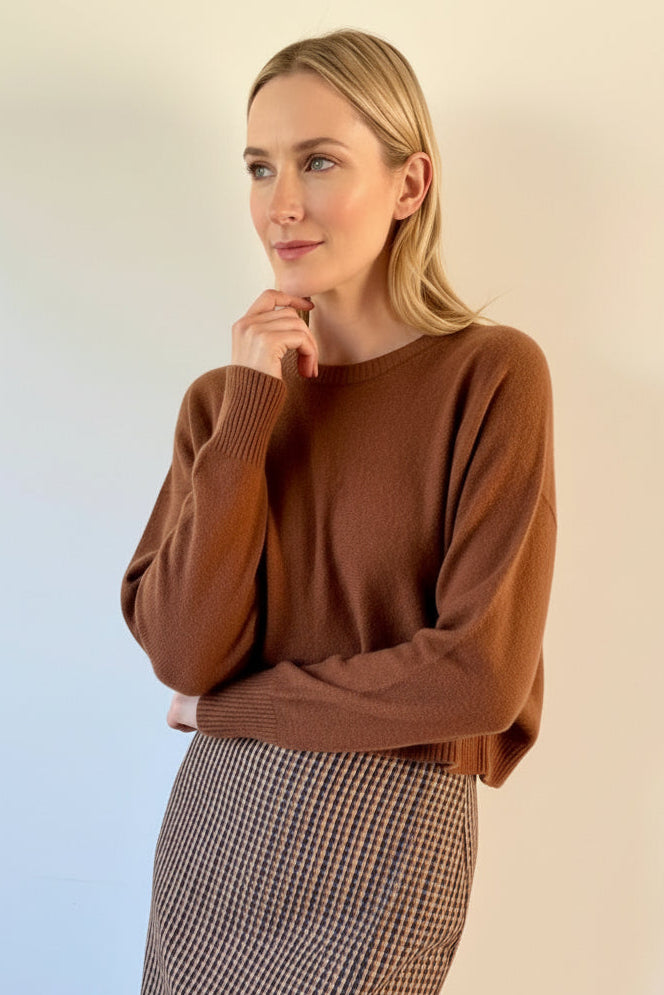Kurt sweater nut brown