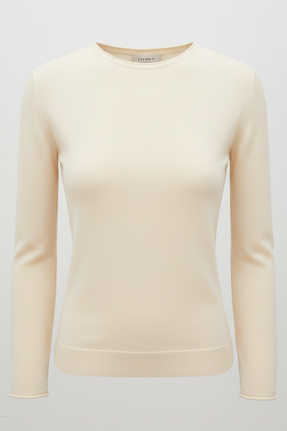 suzanne ivory ecru top silk cashmere