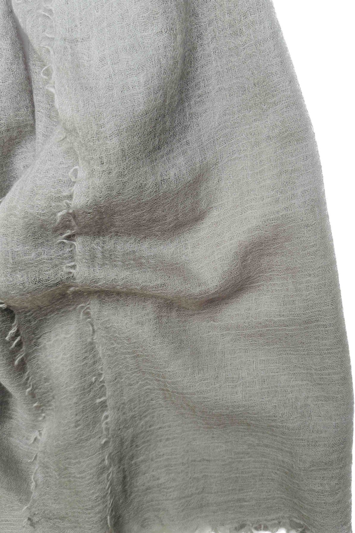 swatch of marmee dove grey scarf