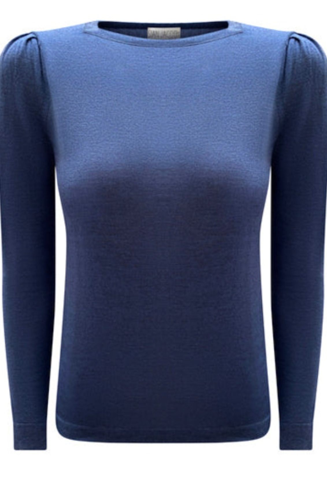 Pipster dark navy square neck top