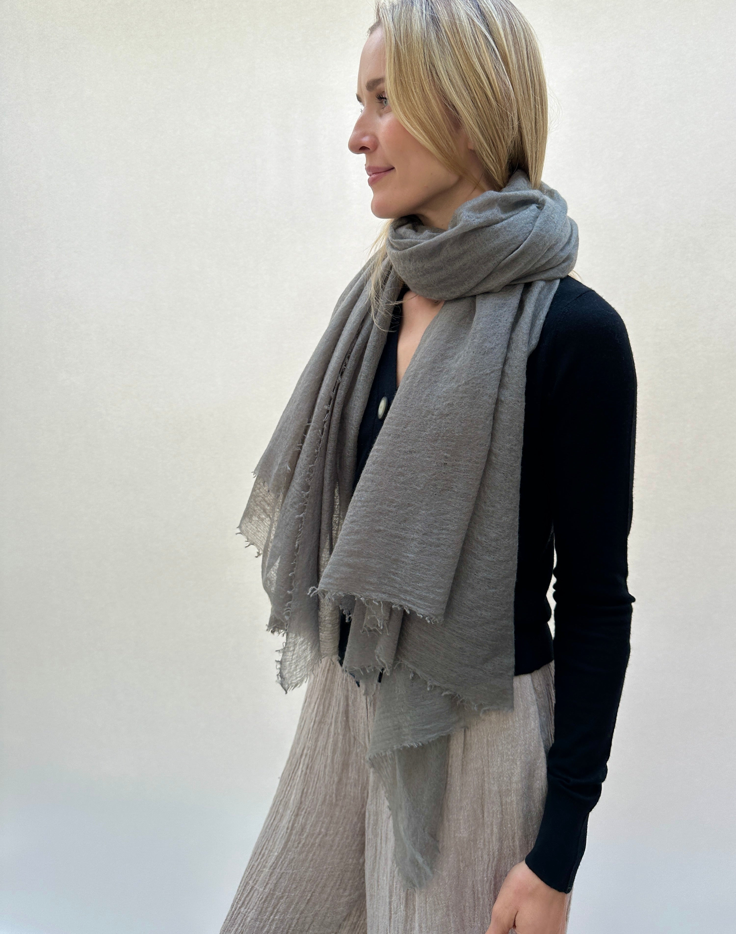 marmee sage green scarf