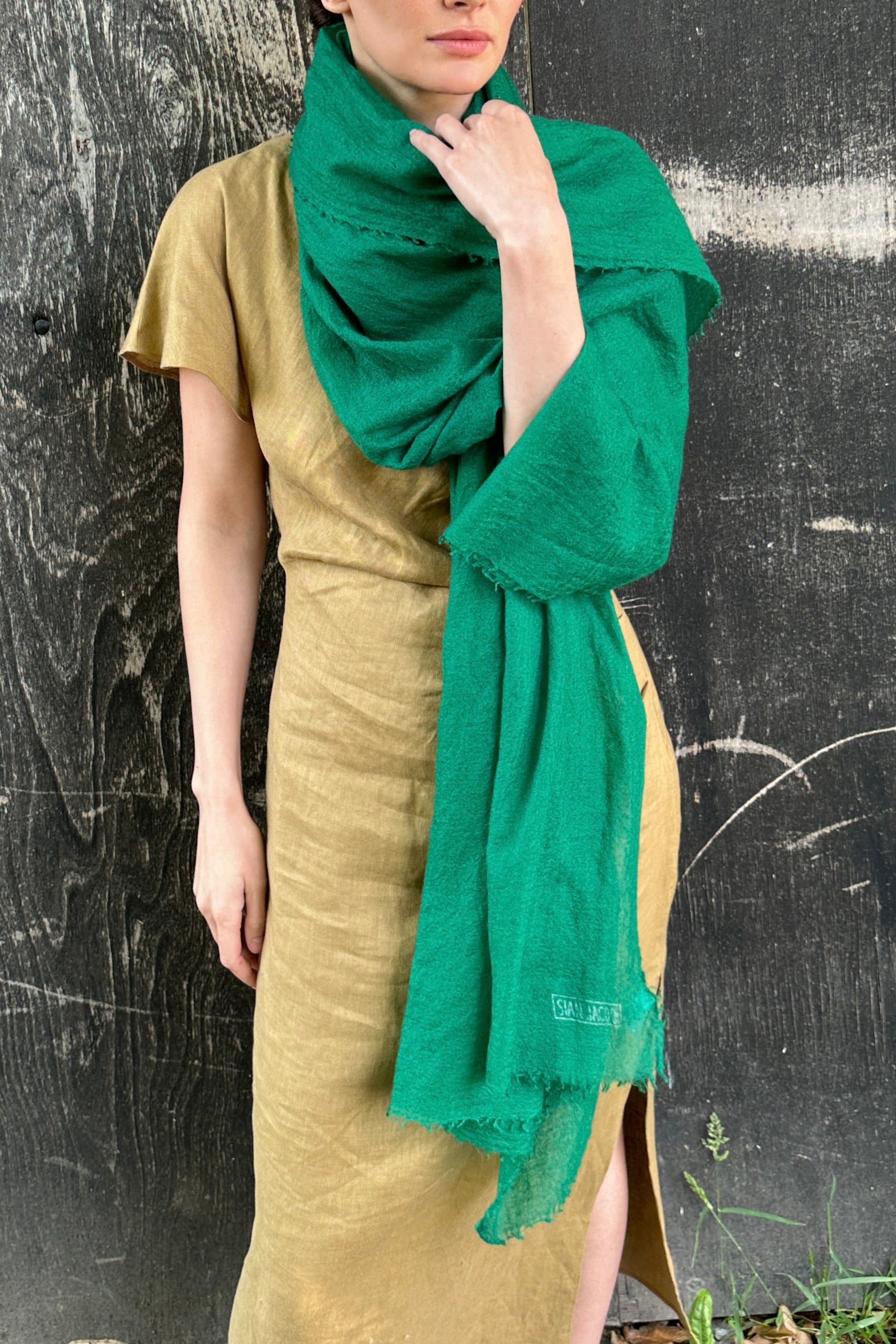 marmee Kelly green emerald scarf