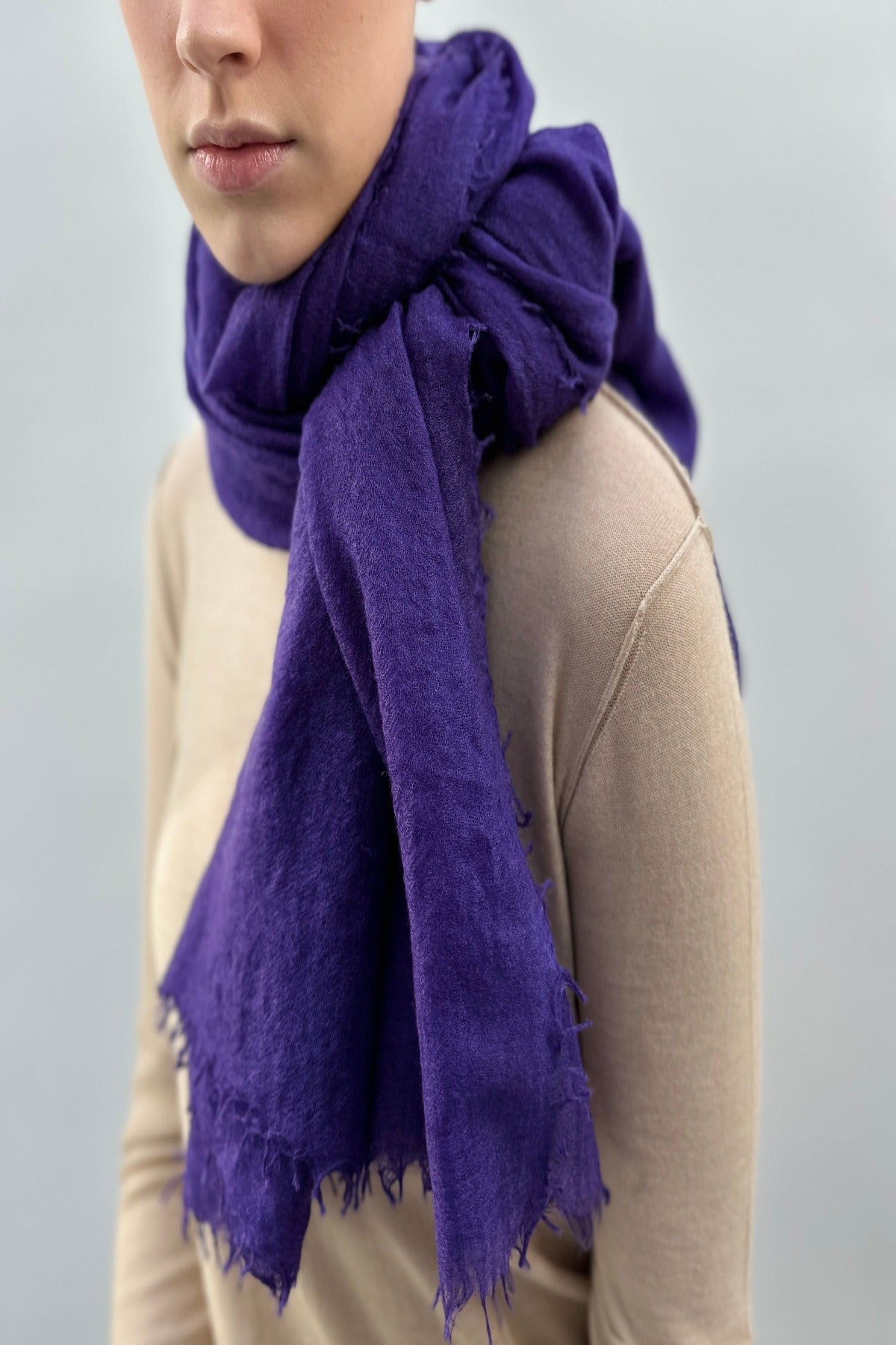 Marmee dark purple scarf