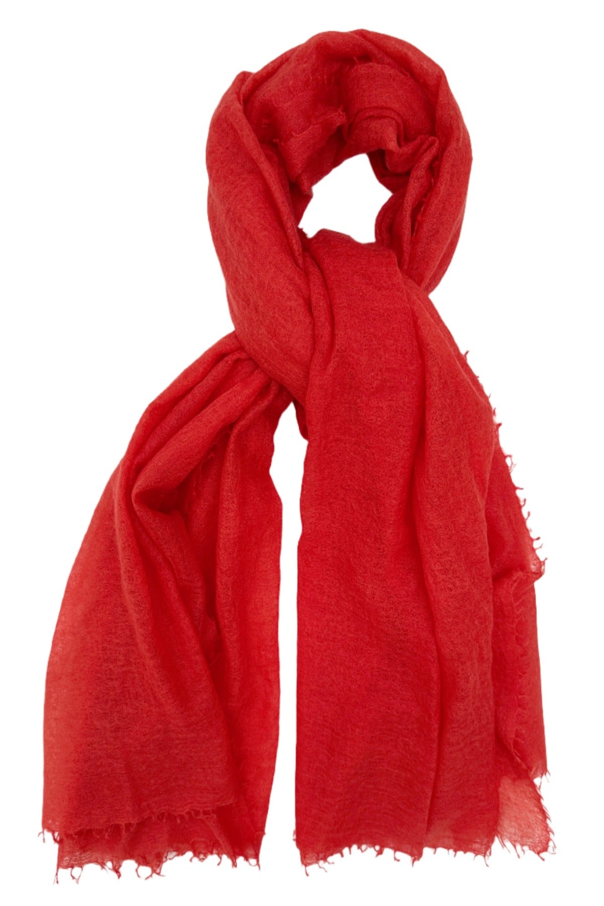 marmee bright orange cashmere scarf