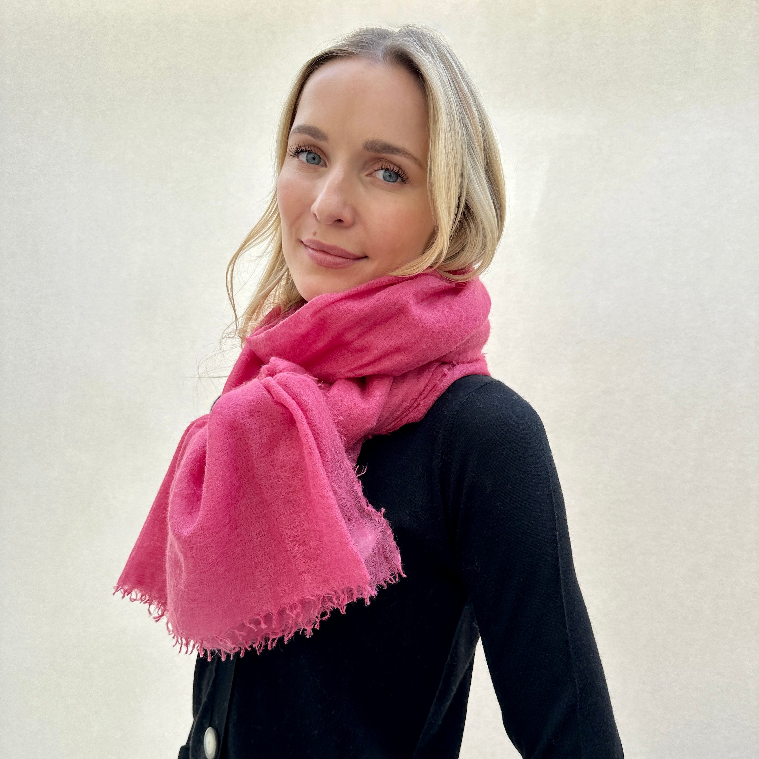 marmee rose pink scarf 