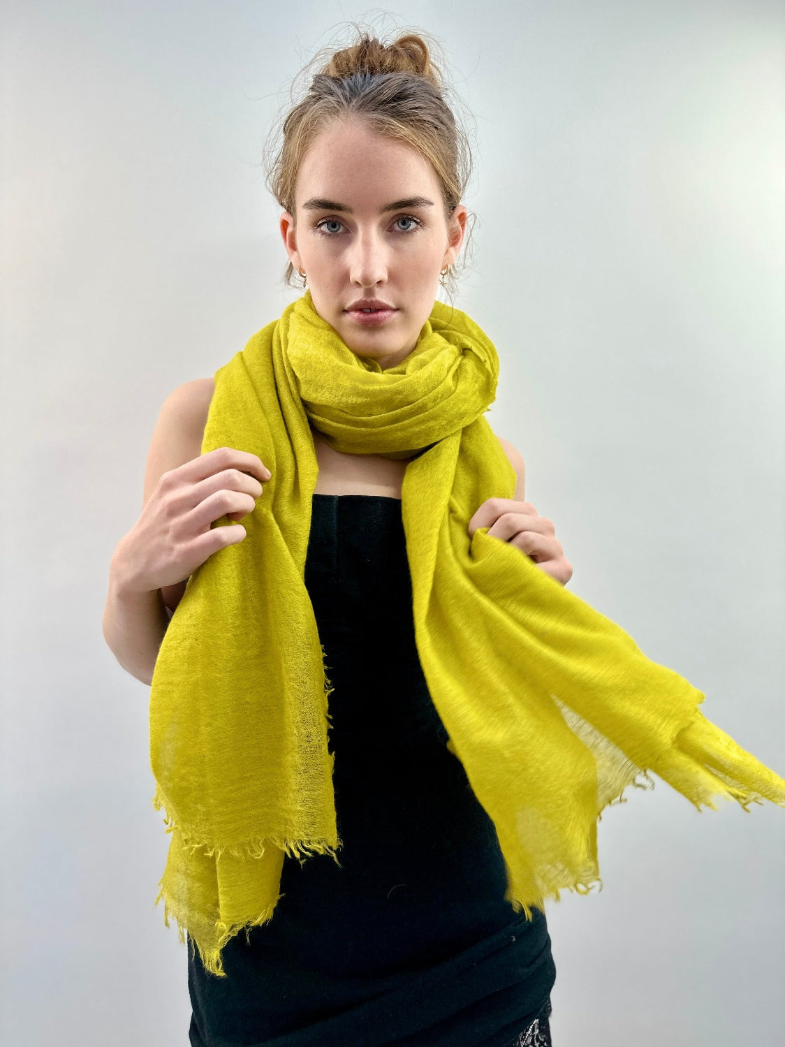 Marmee yellow citronelle scarf