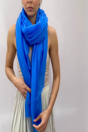 marmee cornflower blue scarf