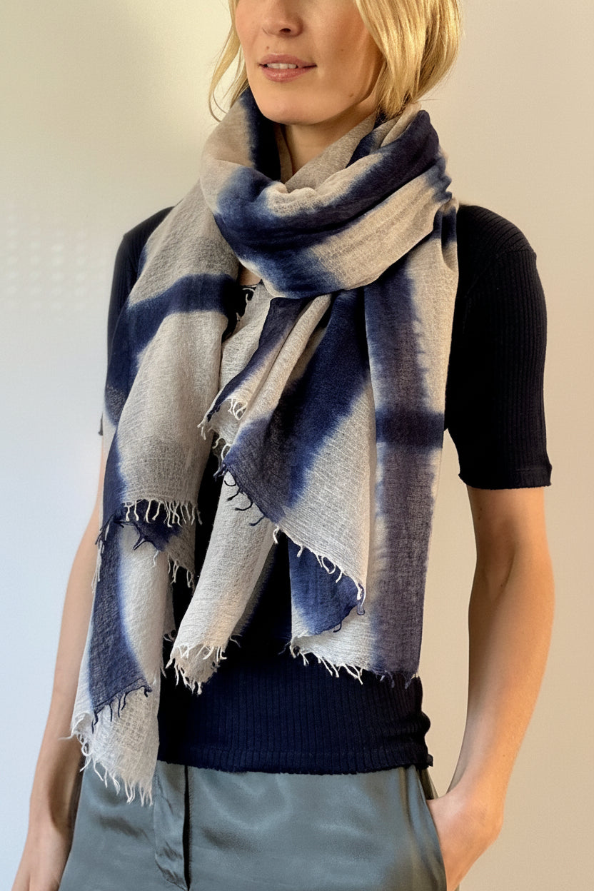 shiborisky  sand  navy bare