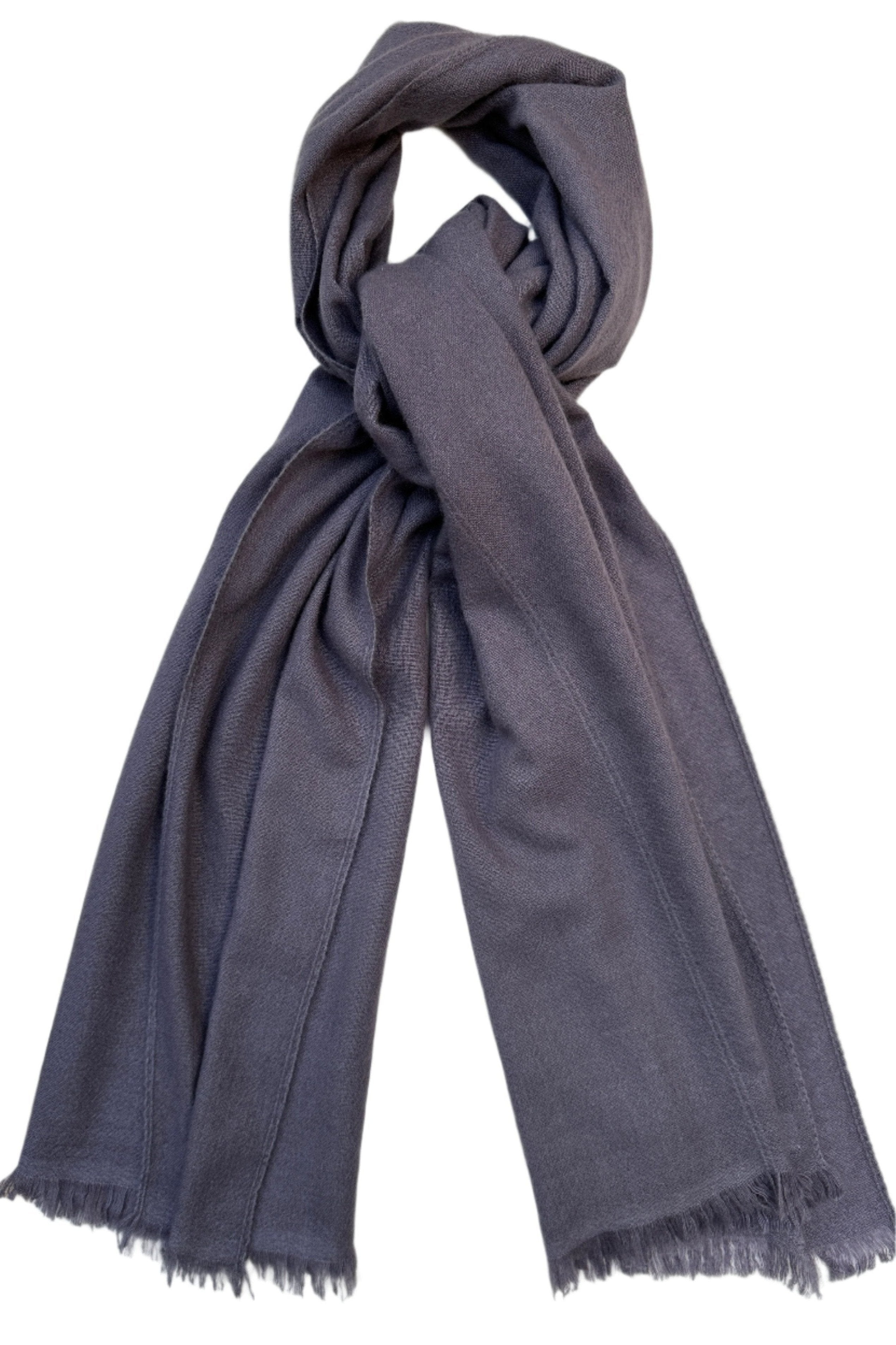 Gaire flat lay purple smoke scarf 