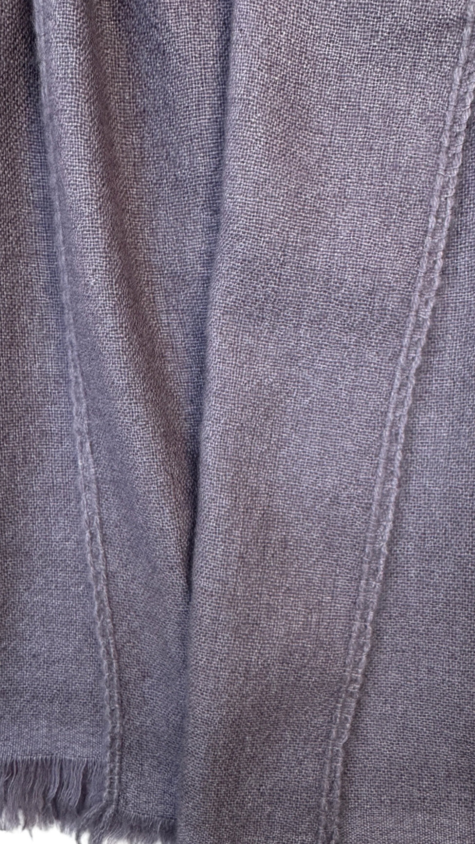 Gaire flat lay purple smoke scarf  swatch