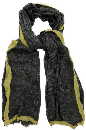 shapes scarf brown citronelle nightshade