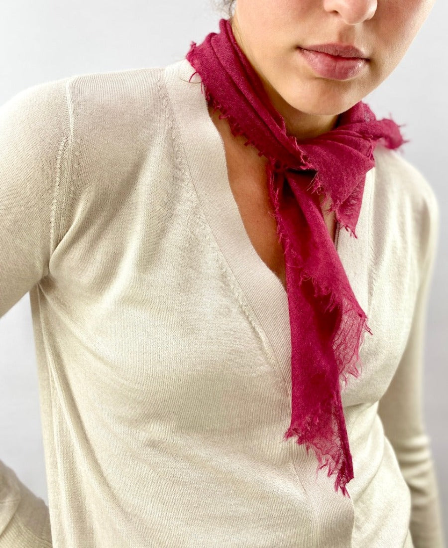 Nuala rosewood 1 foulard scarf bandana
