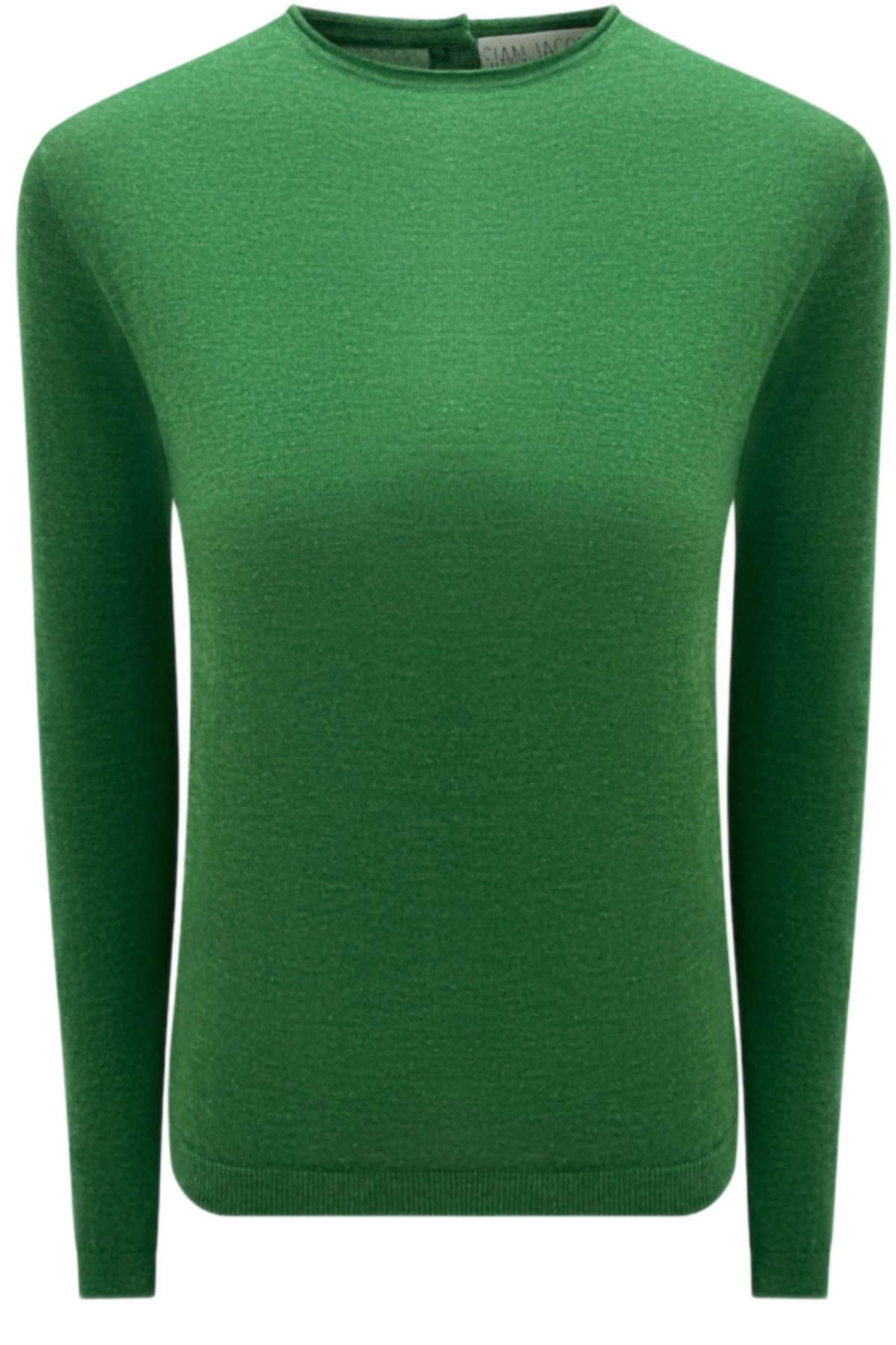 Subba Wordle green cashmere linen sweater