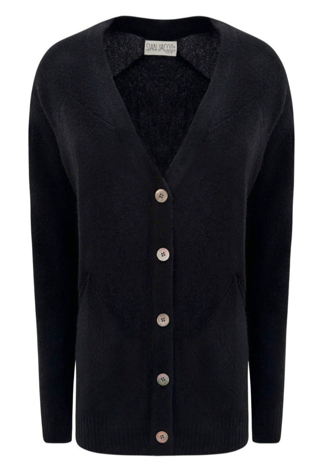 zola cardigan in black