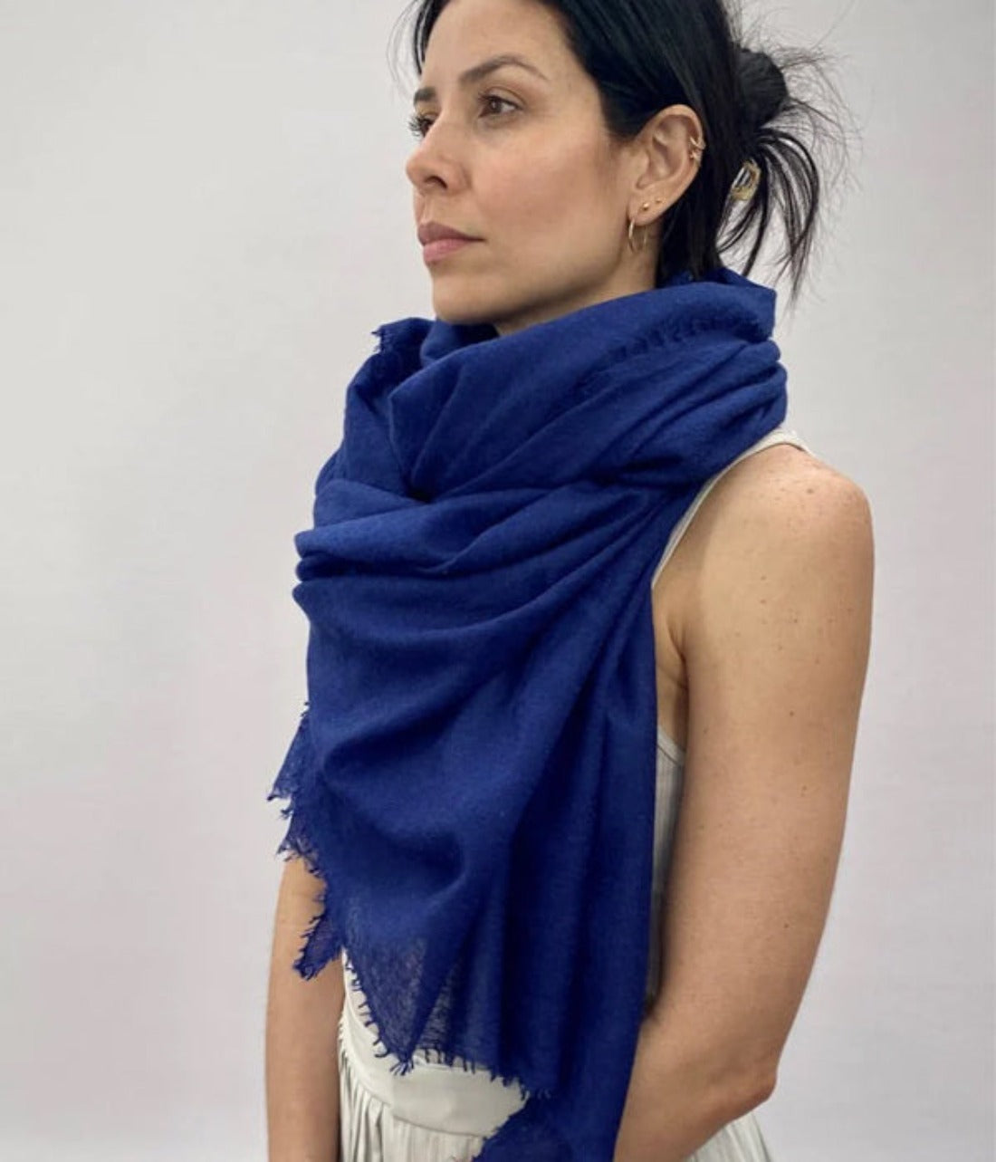 Marmee Royale scarf navy blue 2
