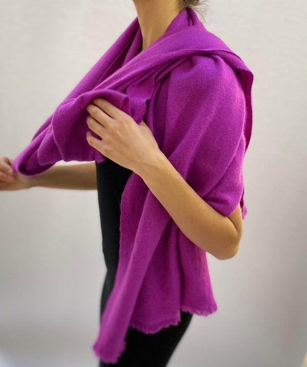 Kitty scarf purple 2