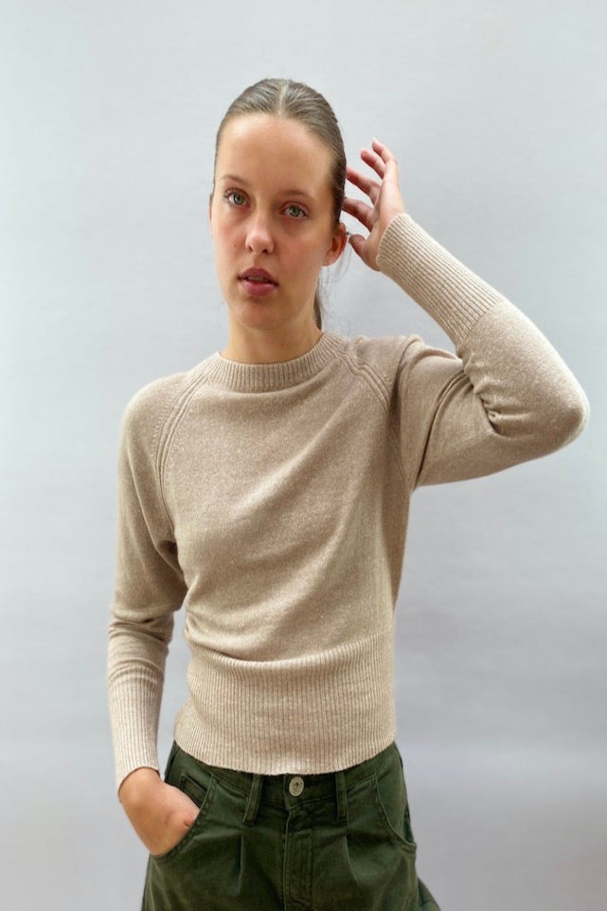 henna linen cashmere sweater